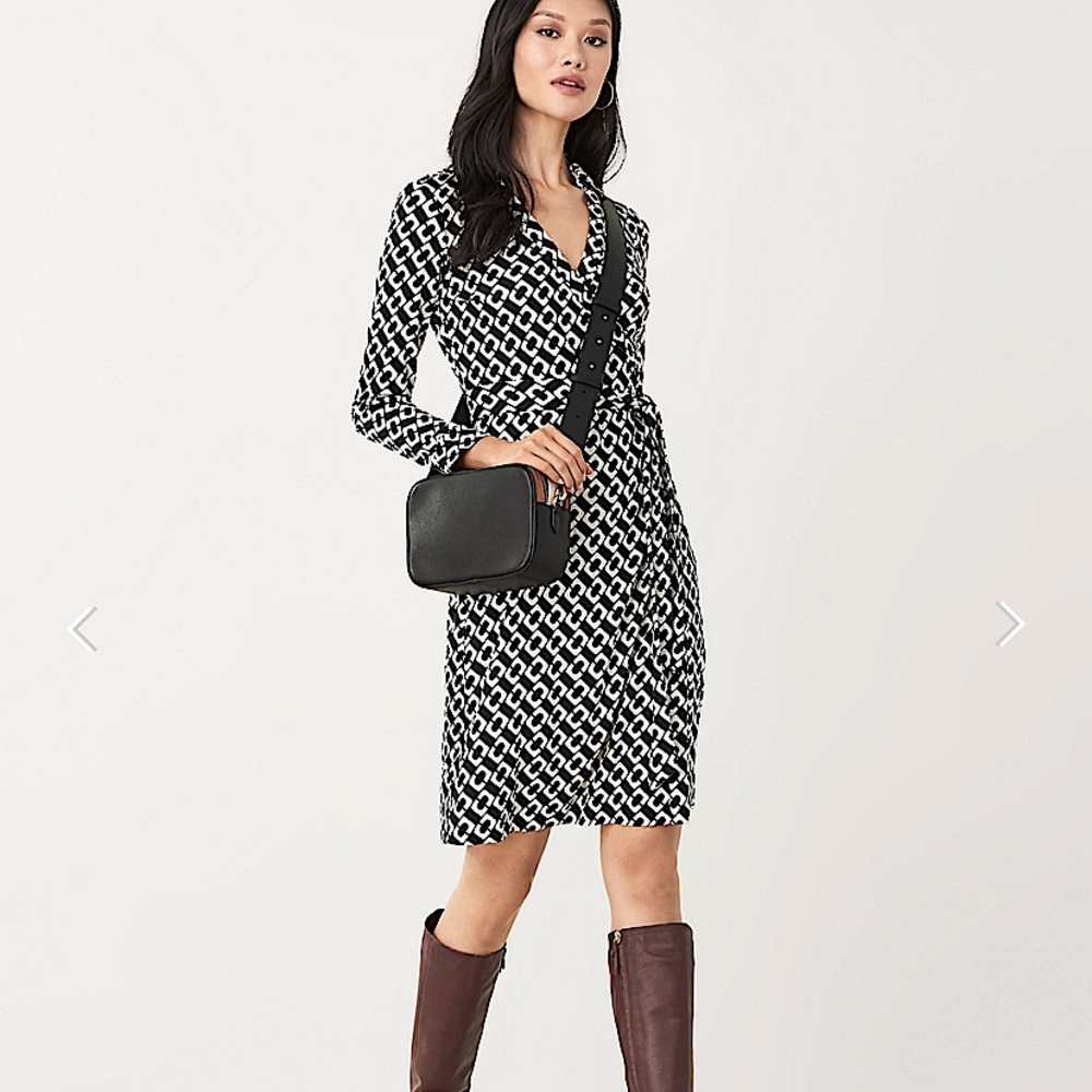 Diane von furstenberg vintage silk dress